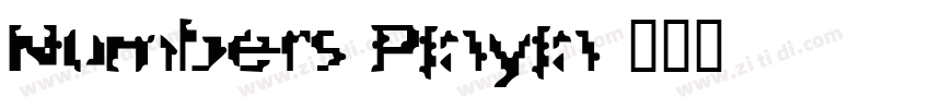 Numbers Pinyin字体转换